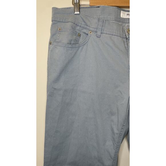 Brax Cooper Fancy Pants Regular Fit Preppy Stretch Casual Travel Blue Mens 38x32 - Picture 3 of 8